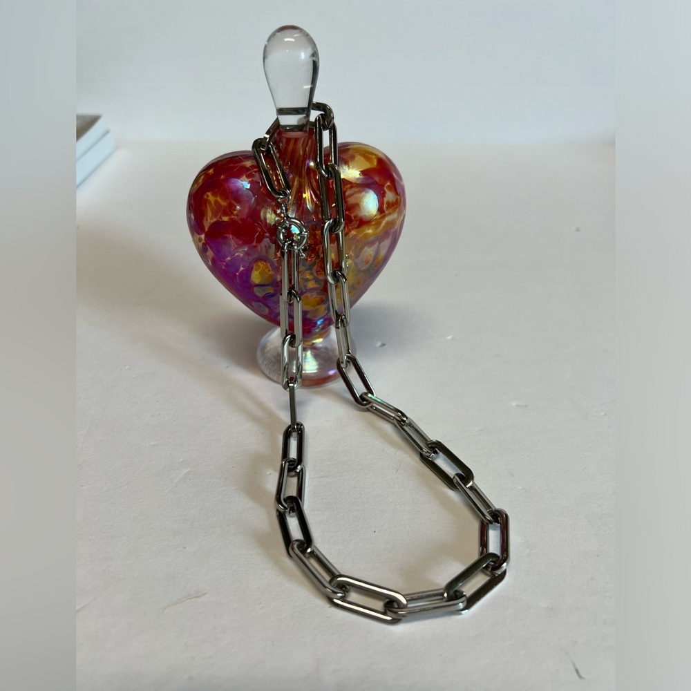Costume link necklace.